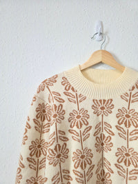 &Merci Floral Oversized Sweater (L)