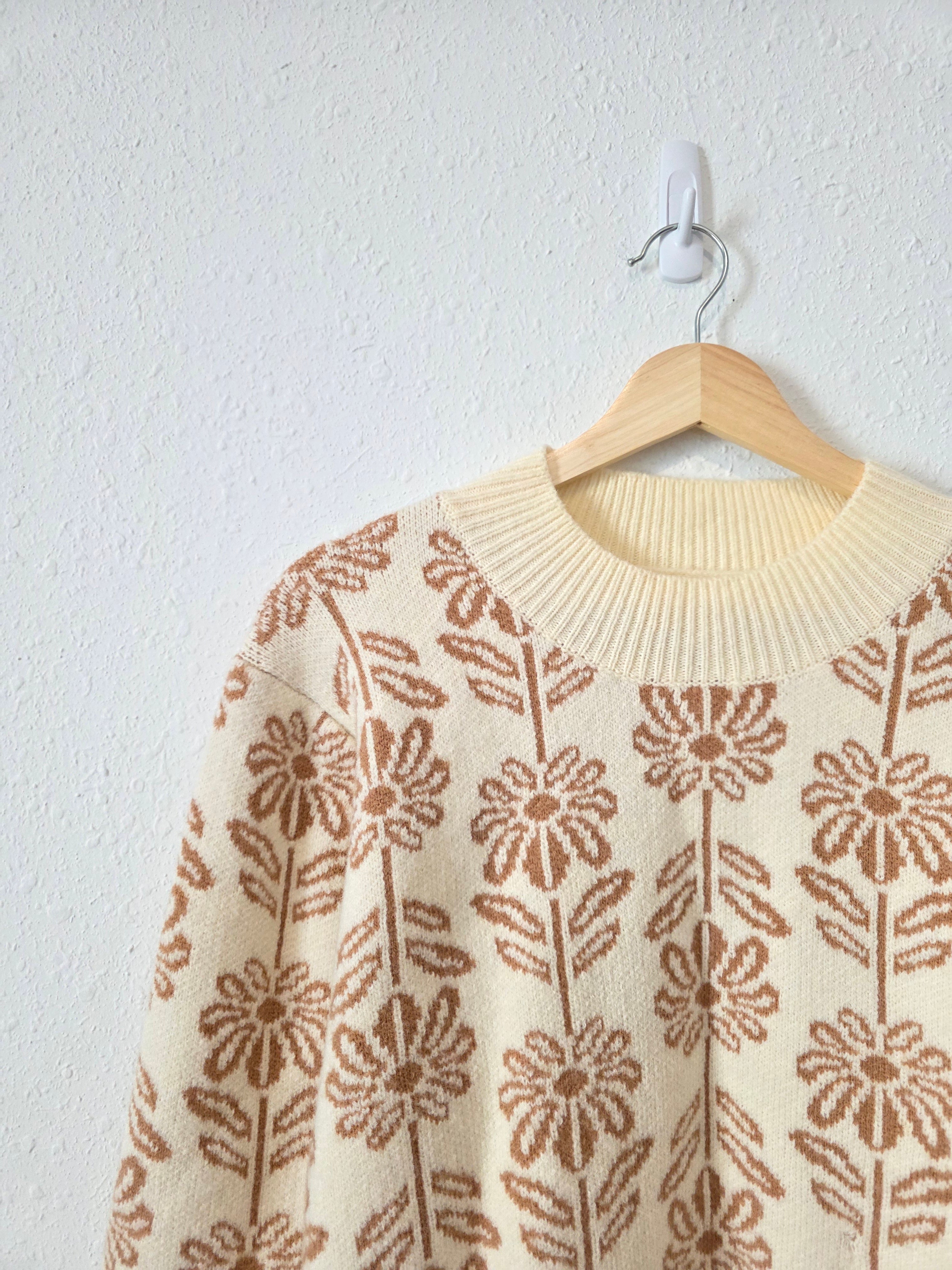 &Merci Floral Oversized Sweater (L)