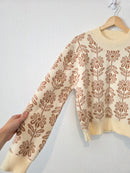 &Merci Floral Oversized Sweater (L)
