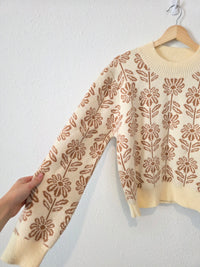 &Merci Floral Oversized Sweater (L)
