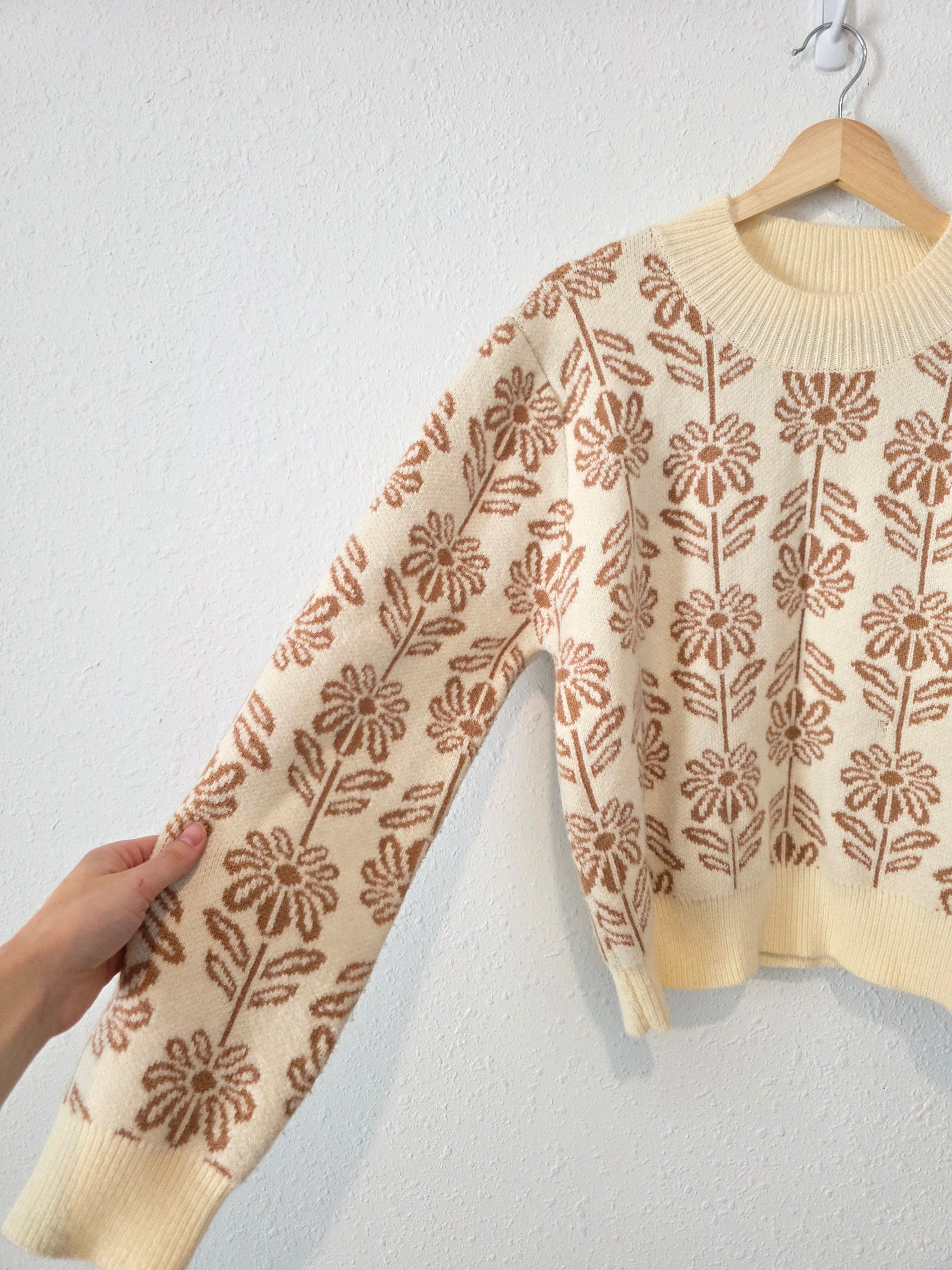 &Merci Floral Oversized Sweater (L)