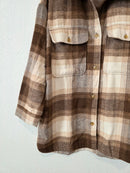 Banana Republic Plaid Shirt Jacket (L)