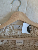 NEW Crochet Cotton Button Up Top (M/L)