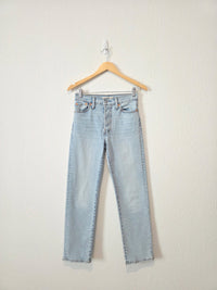Levi's Light Wash Wedgie Straight Jeans (26)