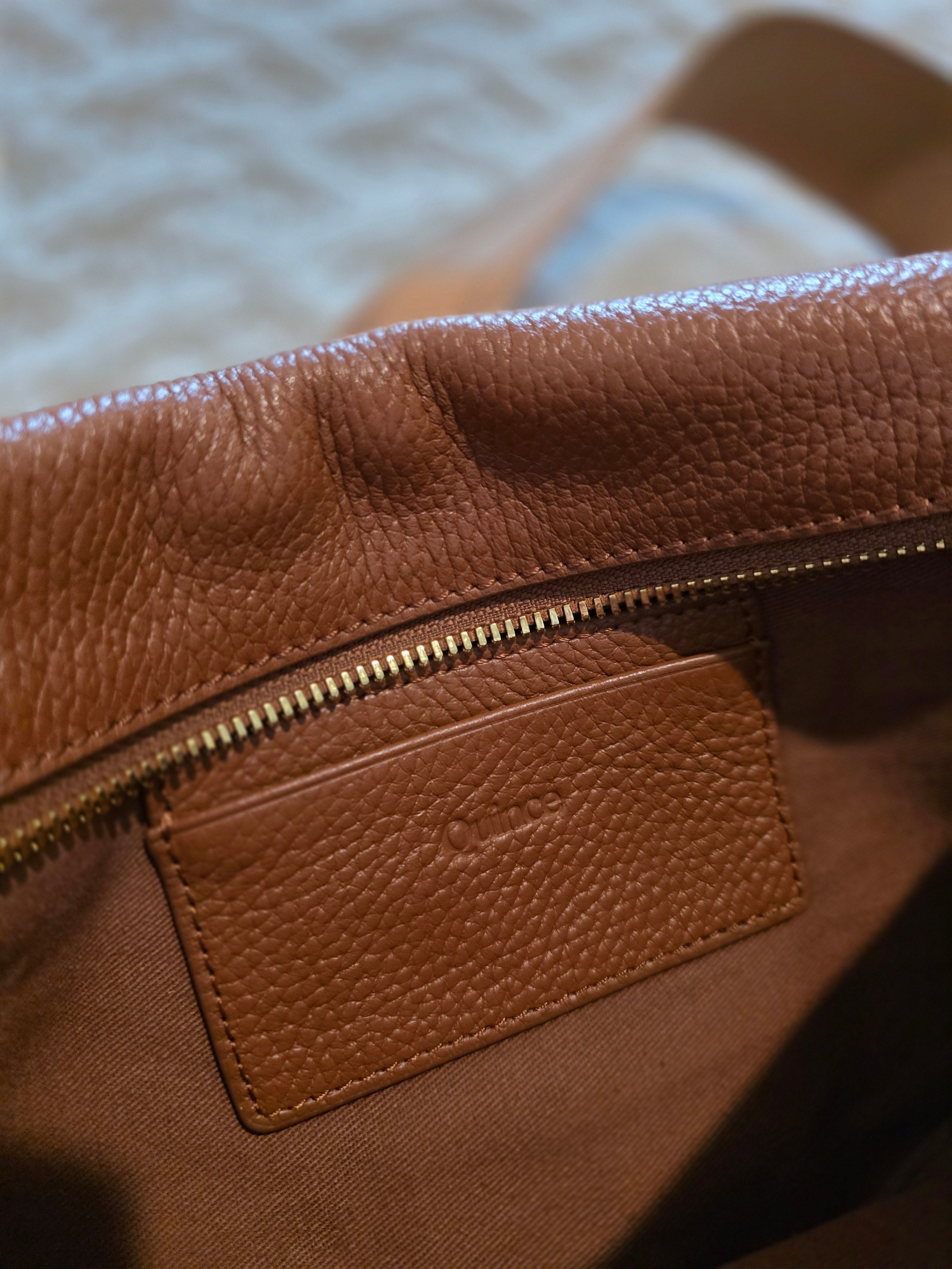 Quince Leather Crossbody Bag (OS)