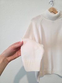 Vintage Cotton Turtleneck Sweater (M)