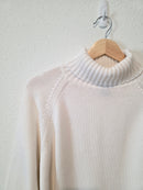 Vintage Cotton Turtleneck Sweater (M)