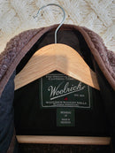 Vintage Brown Sherpa Vest (M)