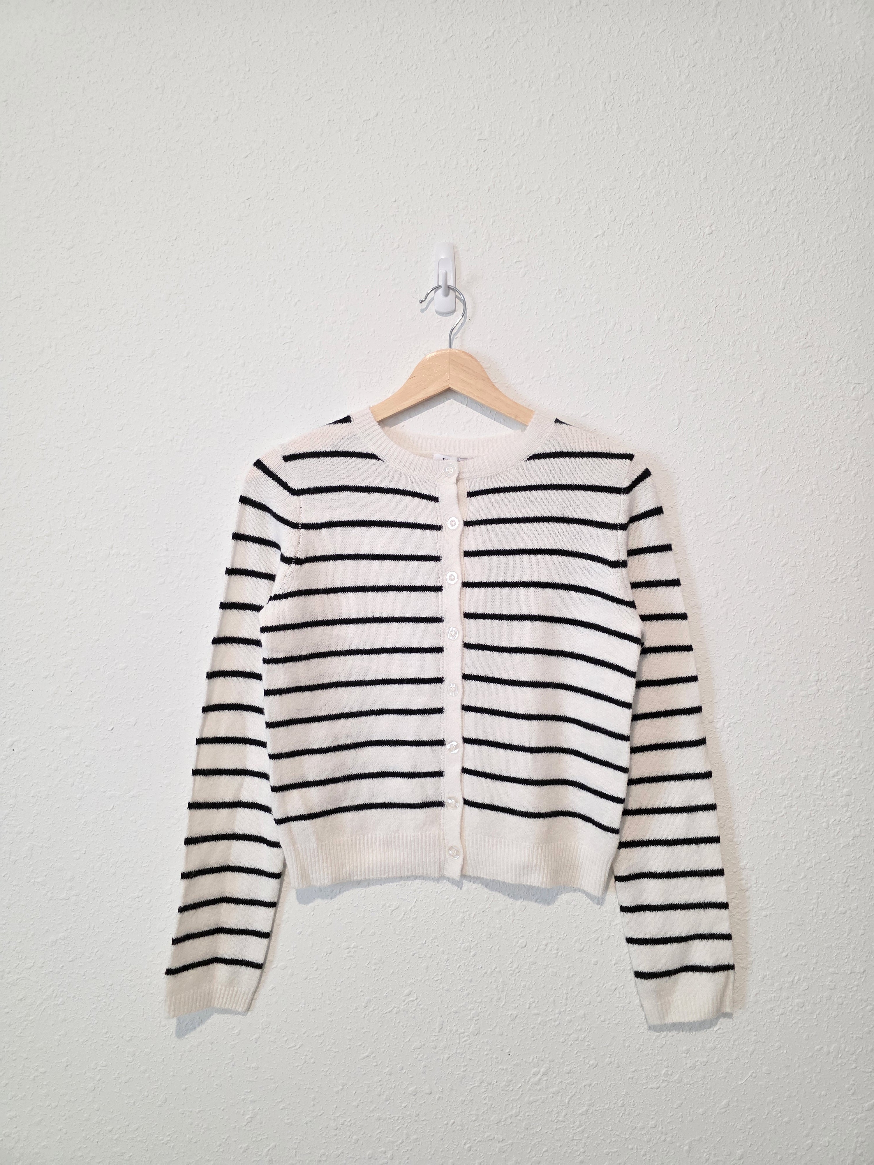 NEW Striped Button Up Sweater (S)