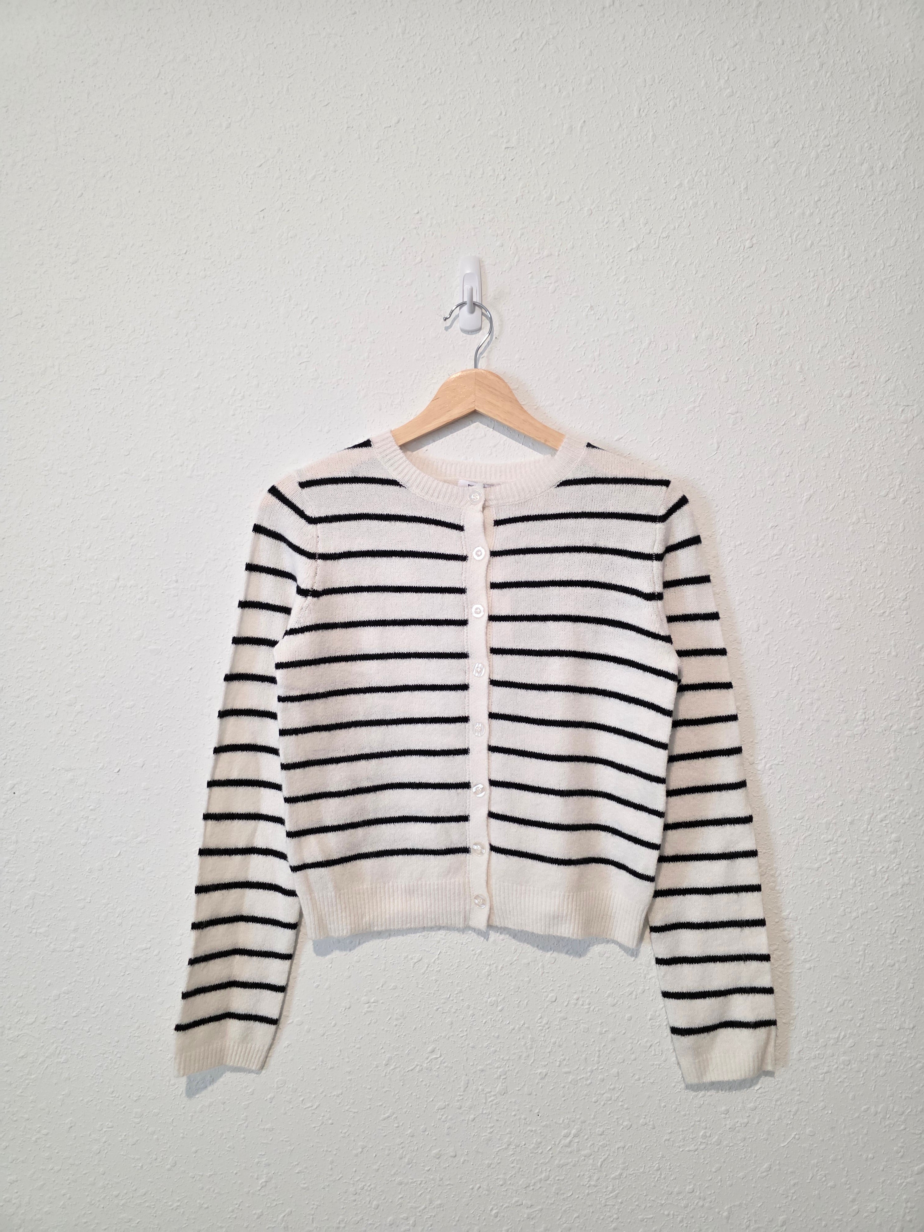 NEW Striped Button Up Sweater (S)