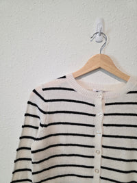 NEW Striped Button Up Sweater (S)