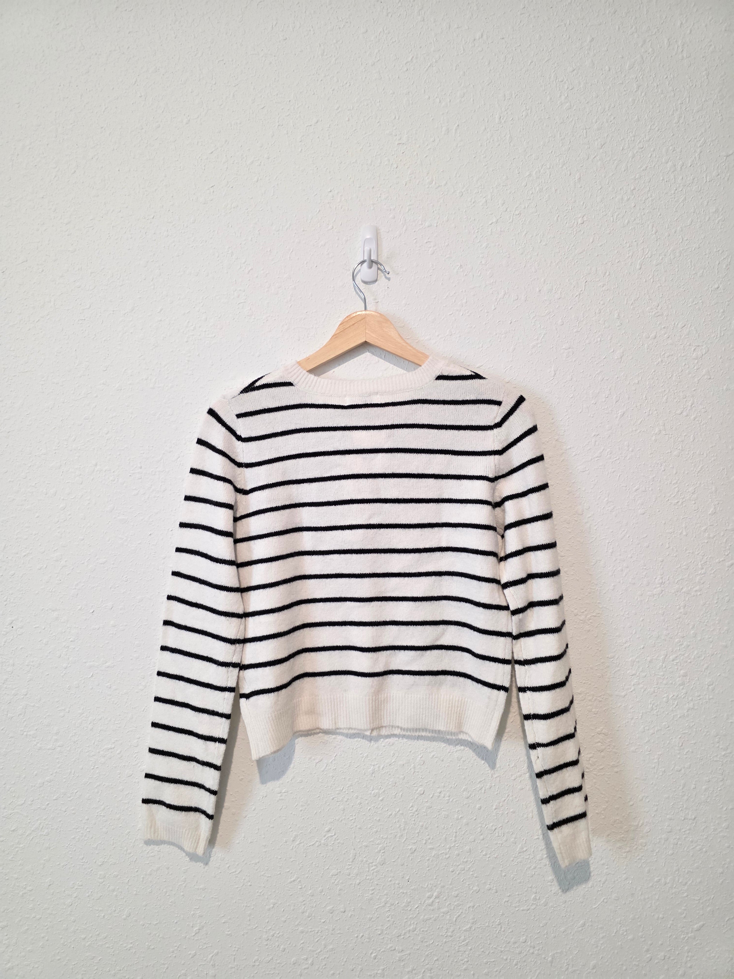 NEW Striped Button Up Sweater (S)