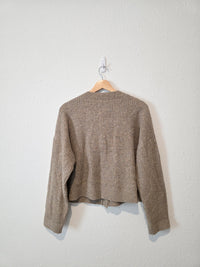 Abercrombie & Fitch Waffle Cardigan (S)