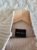 Miou Muse Chunky Chenille Sweater (M)