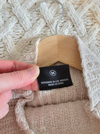 Miou Muse Chunky Chenille Sweater (M)