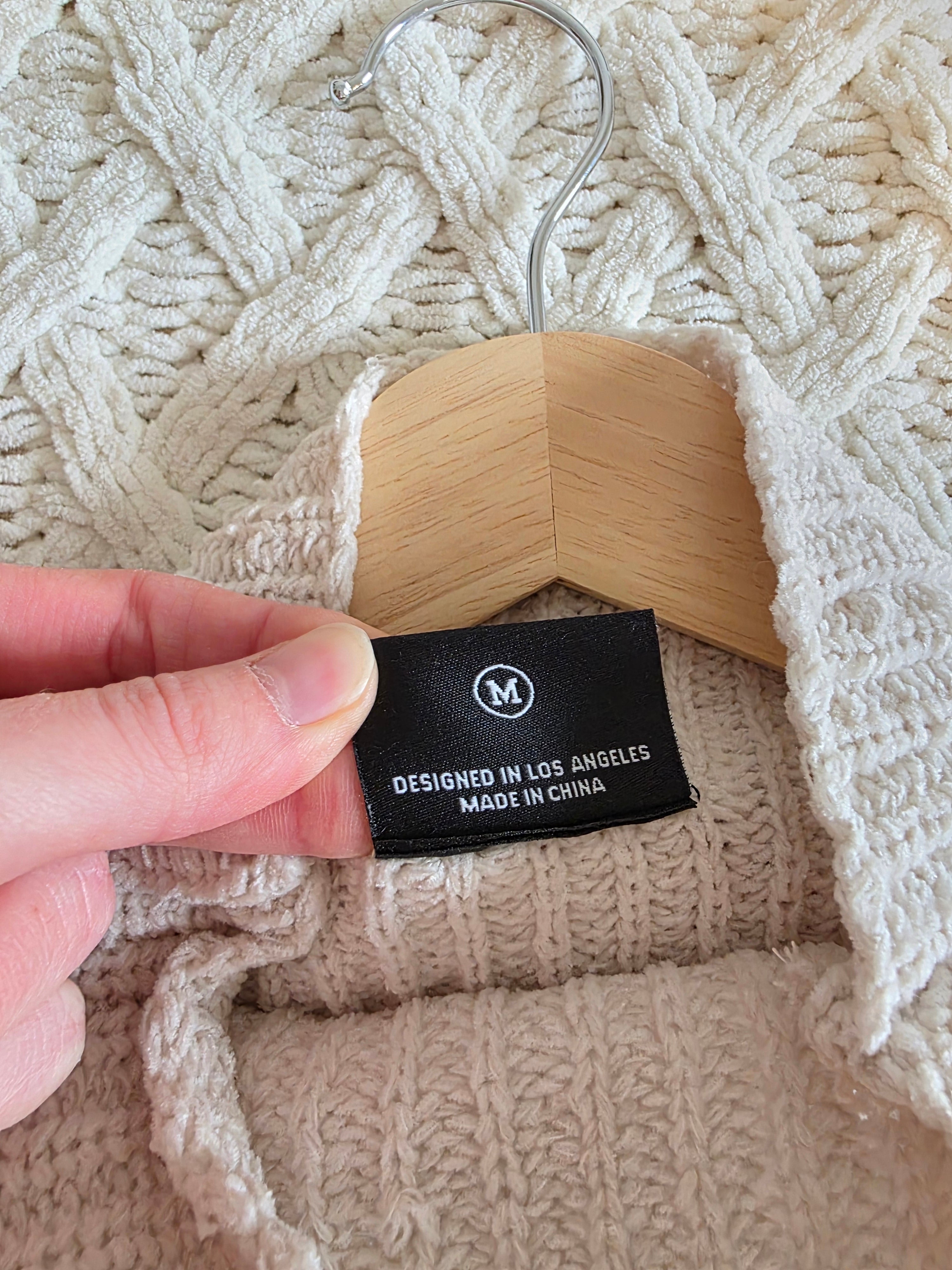 Miou Muse Chunky Chenille Sweater (M)