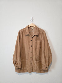 Camel Corduroy Chore Jacket (1X)