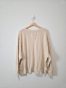 Oversized Waffle Knit Top (S)