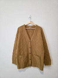 J.Crew Chunky Cable Knit Cardigan (XS/S)
