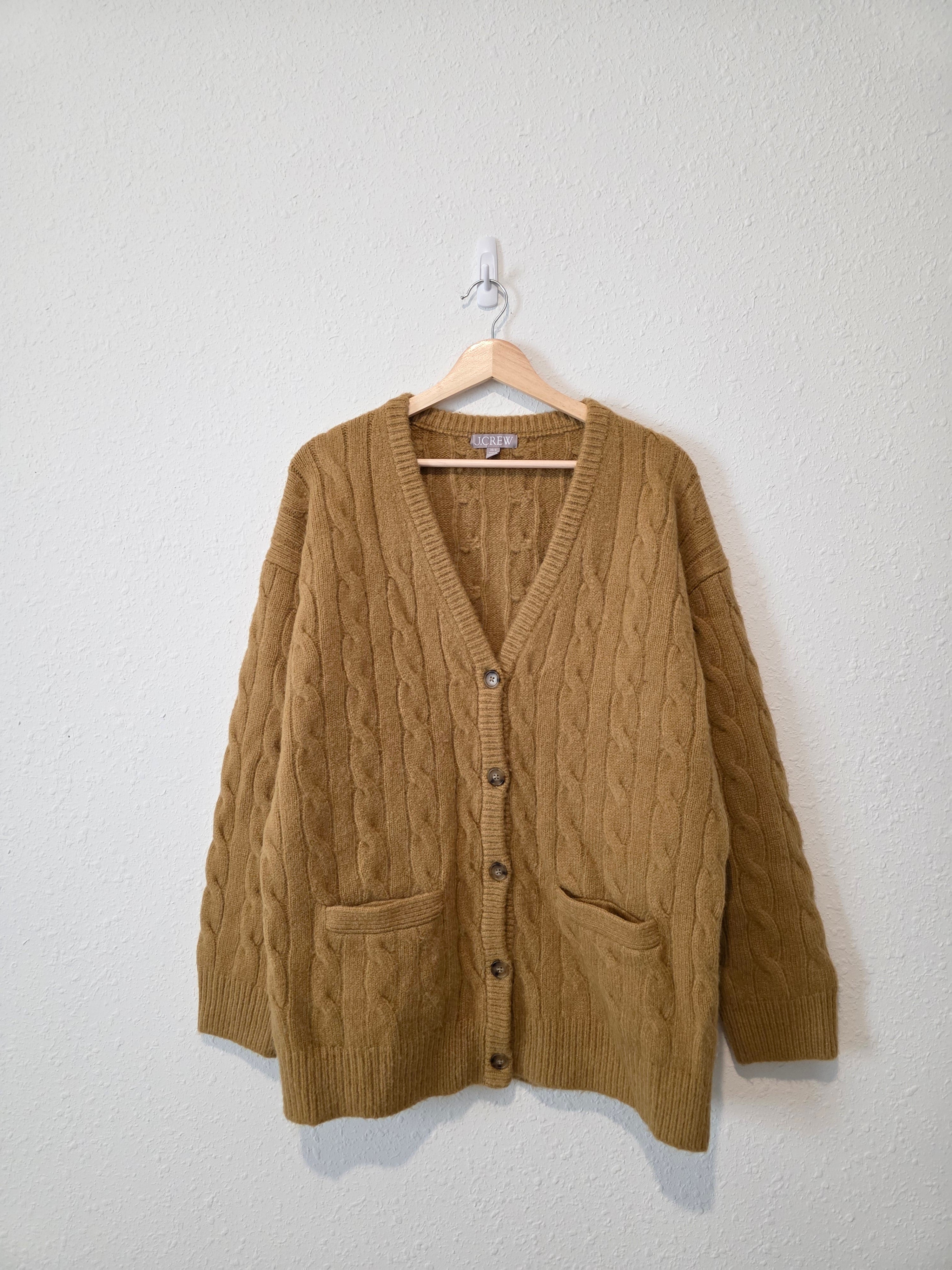 J.Crew Chunky Cable Knit Cardigan (XS/S)