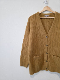 J.Crew Chunky Cable Knit Cardigan (XS/S)