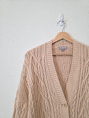 J.Crew Cable Knit Cotton Cardigan (2X)