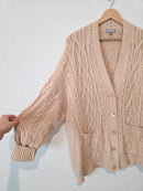 J.Crew Cable Knit Cotton Cardigan (2X)