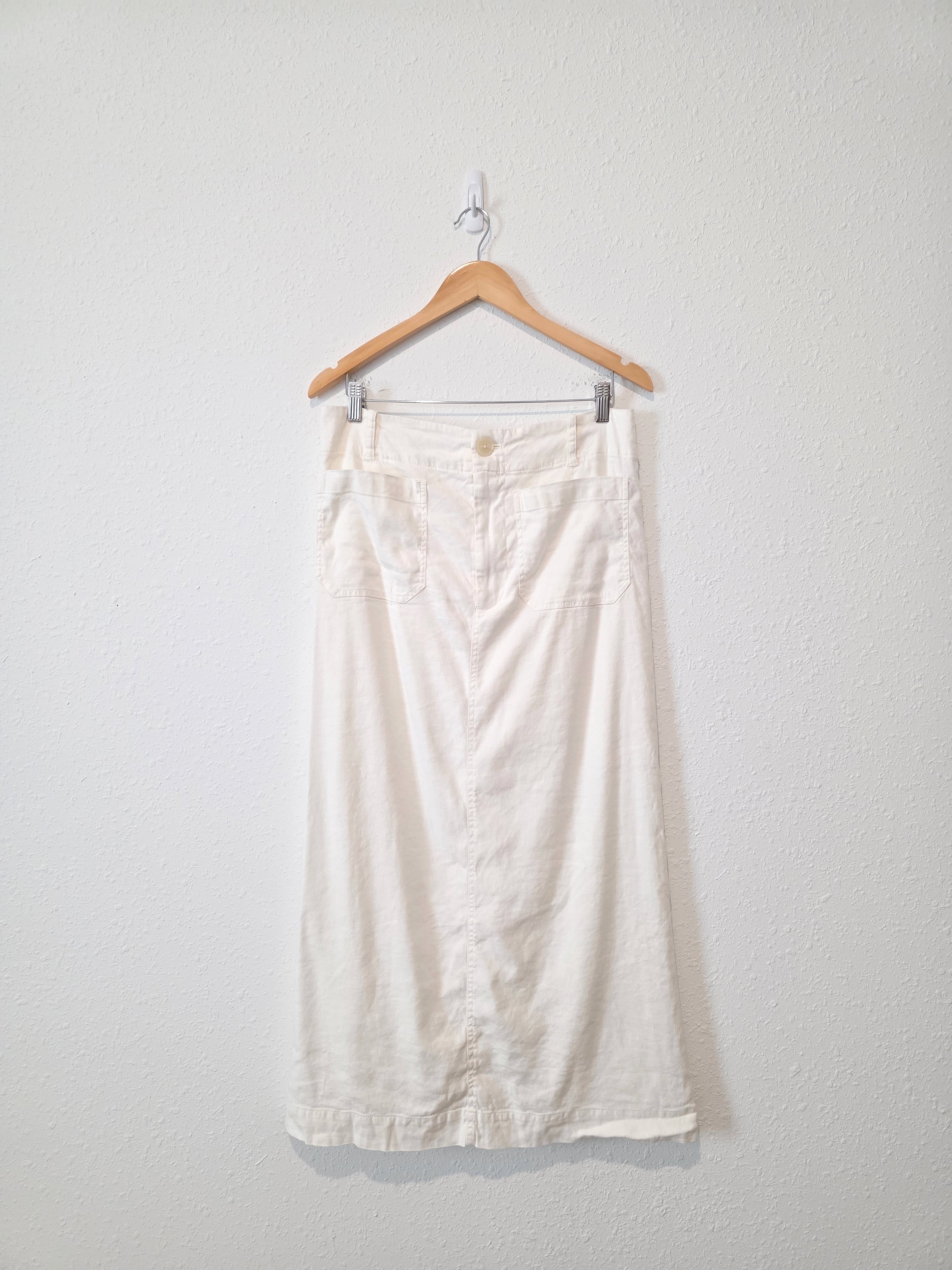 Anthropologie Linen Blend Maxi Skirt (L)