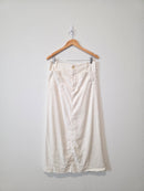 Anthropologie Linen Blend Maxi Skirt (L)