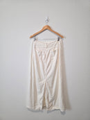 Anthropologie Linen Blend Maxi Skirt (L)