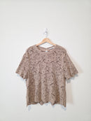 Abercrombie Floral Crochet Top (XL)