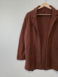Quince Organic Cotton Sweater Blazer (M)