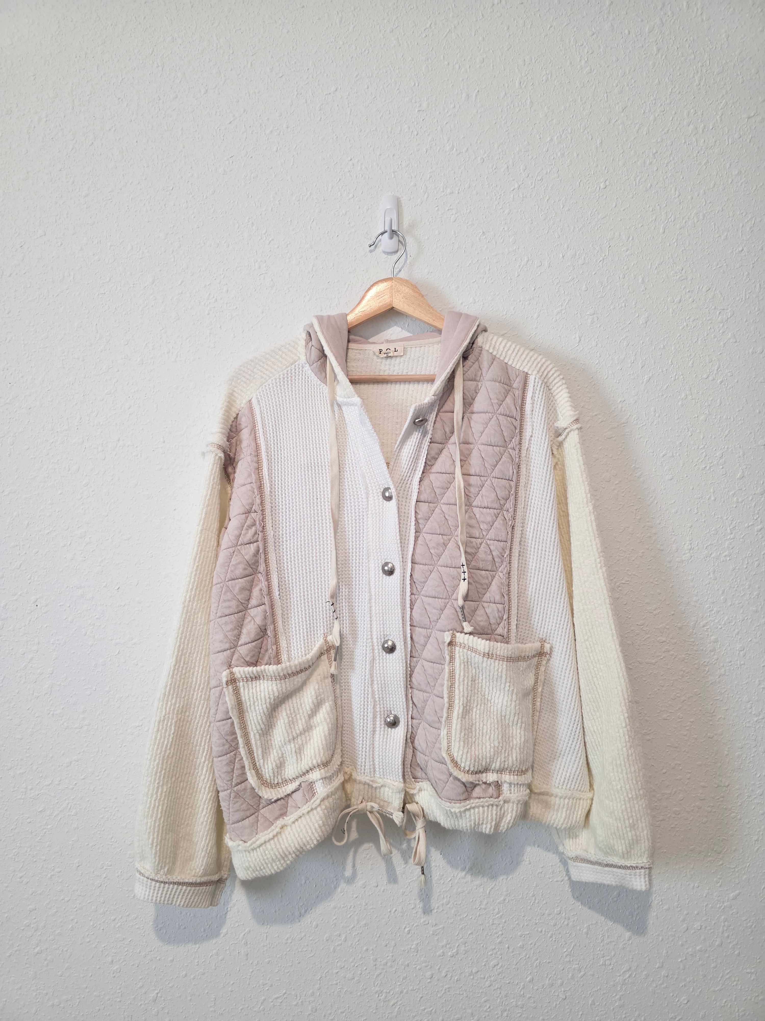 POL Neutral Quilted Jacket (M)