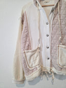 POL Neutral Quilted Jacket (M)