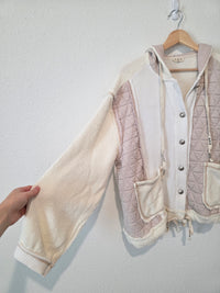 POL Neutral Quilted Jacket (M)