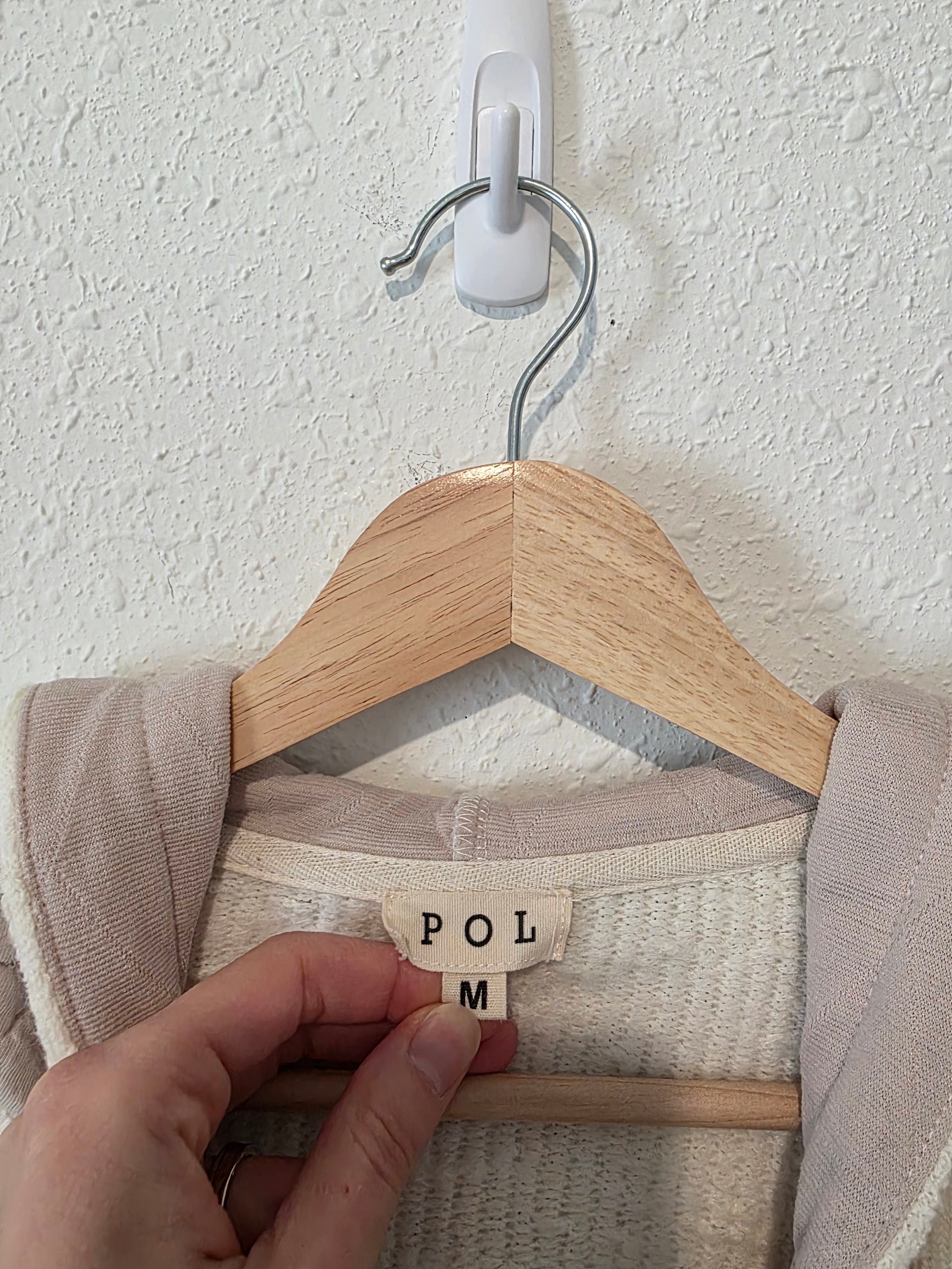 POL Neutral Quilted Jacket (M)