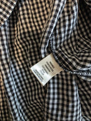 Gingham Puff Sleeve Top (L)