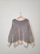 Aerie Striped Chenille Sweater (S)