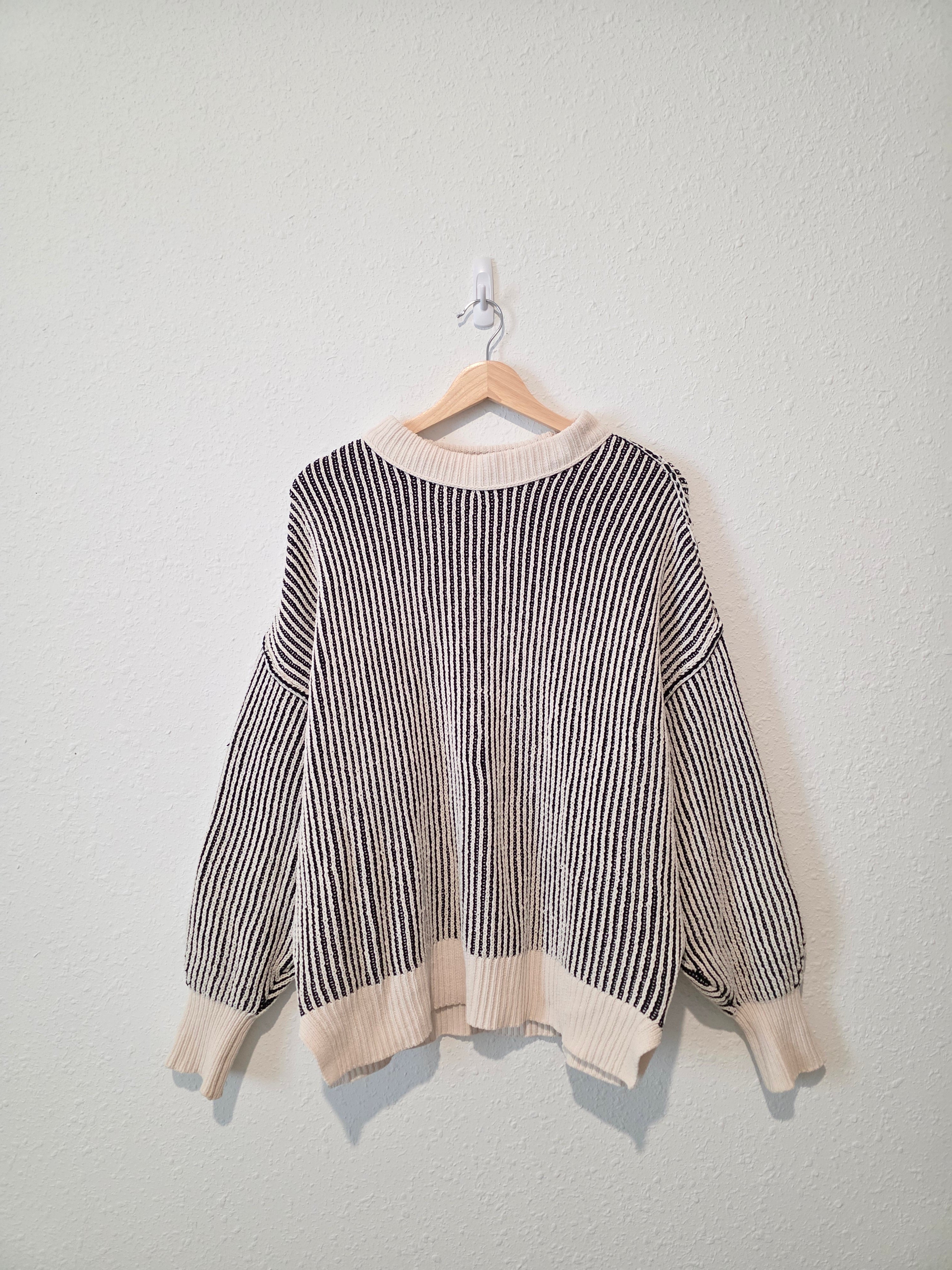 Aerie Striped Chenille Sweater (S)