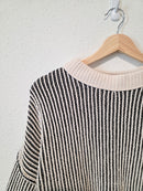 Aerie Striped Chenille Sweater (S)