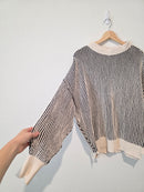 Aerie Striped Chenille Sweater (S)