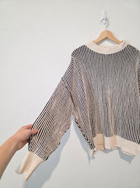Aerie Striped Chenille Sweater (S)