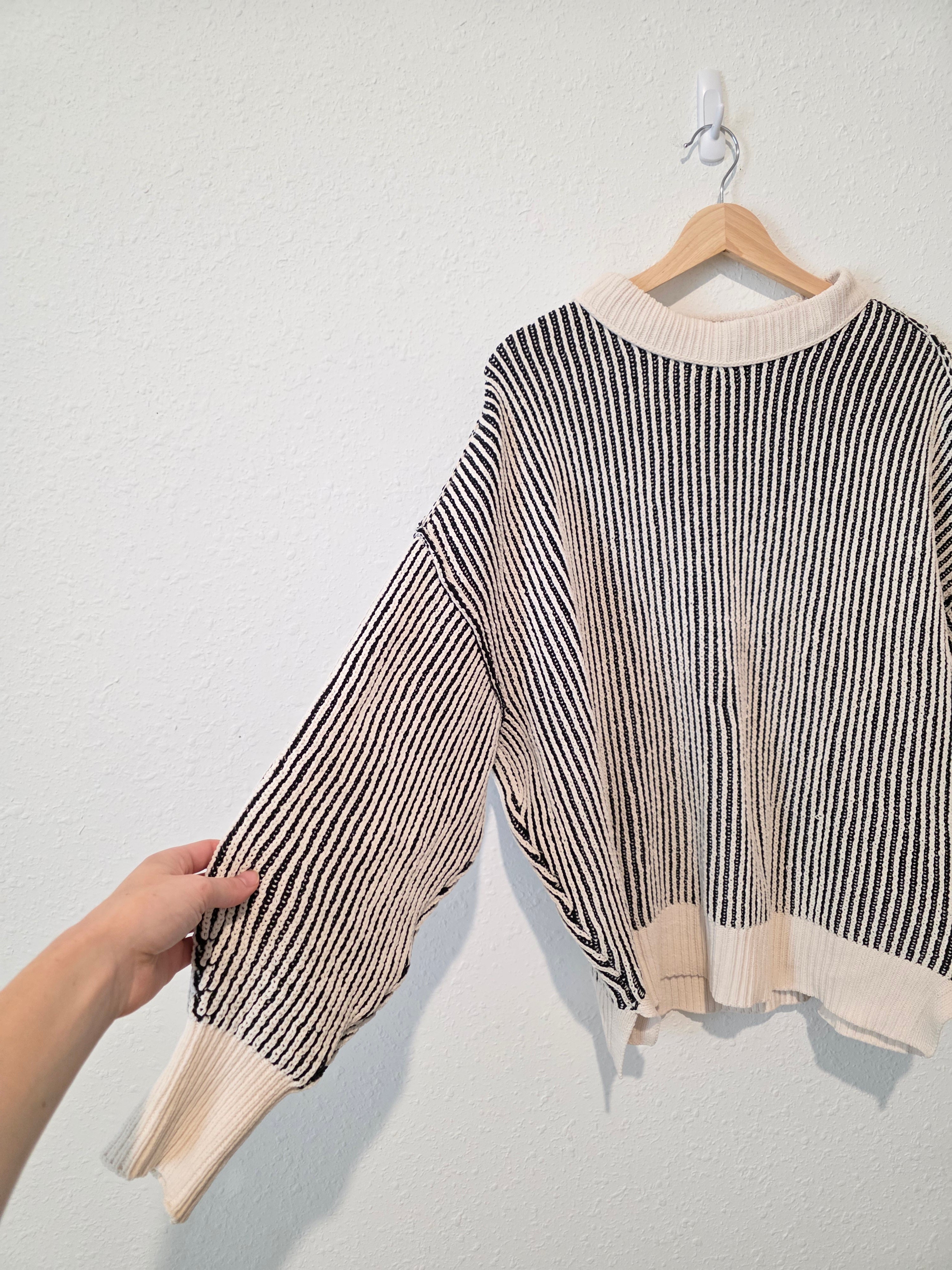 Aerie Striped Chenille Sweater (S)
