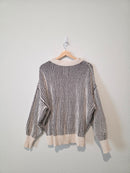 Aerie Striped Chenille Sweater (S)