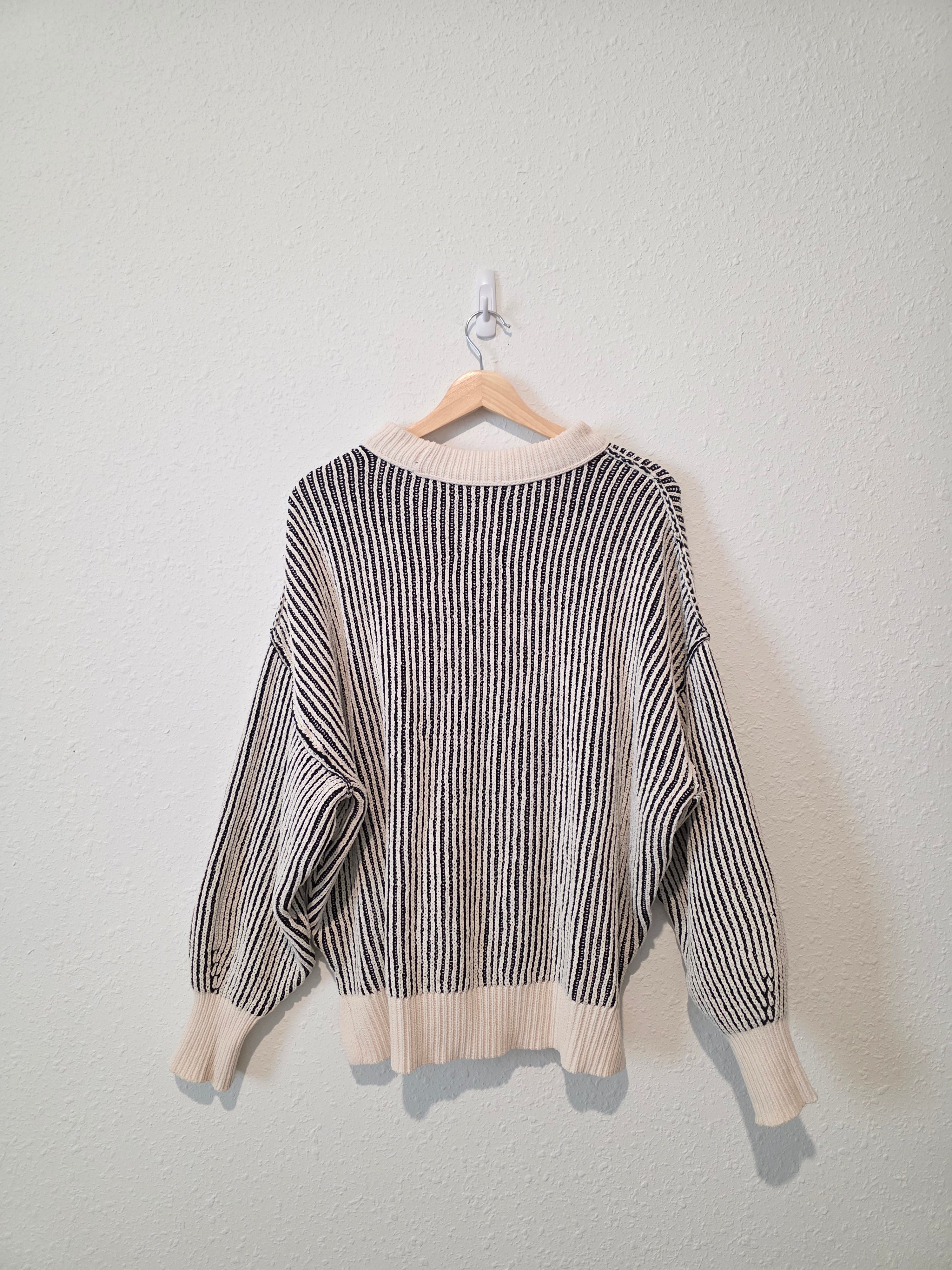 Aerie Striped Chenille Sweater (S)