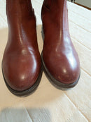 Cognac Tall Leather Riding Boots (11)