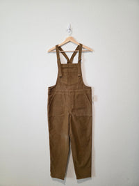 NEW Aerie Brown Corduroy Overalls (S)
