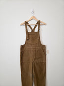 NEW Aerie Brown Corduroy Overalls (S)