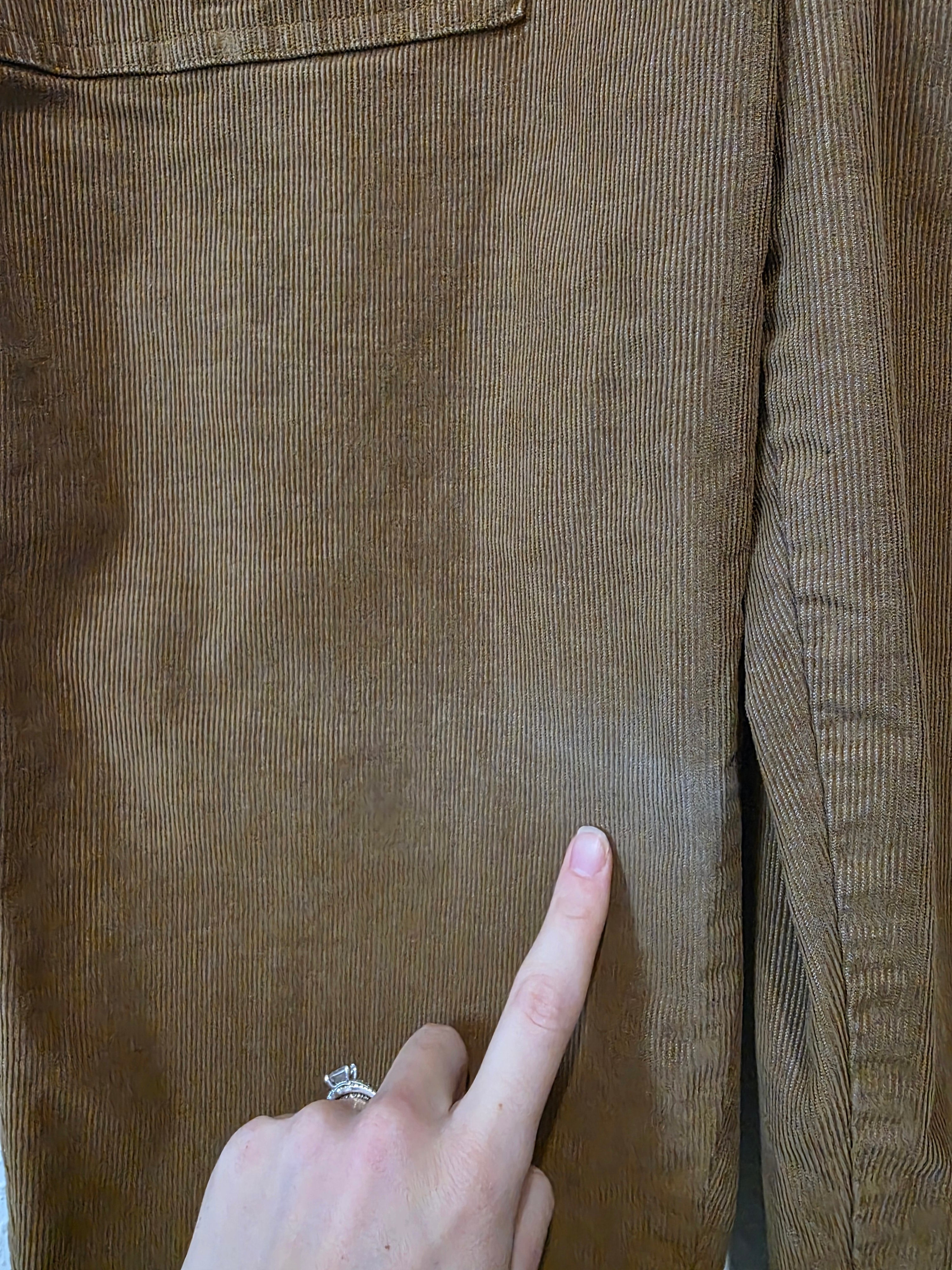 NEW Aerie Brown Corduroy Overalls (S)