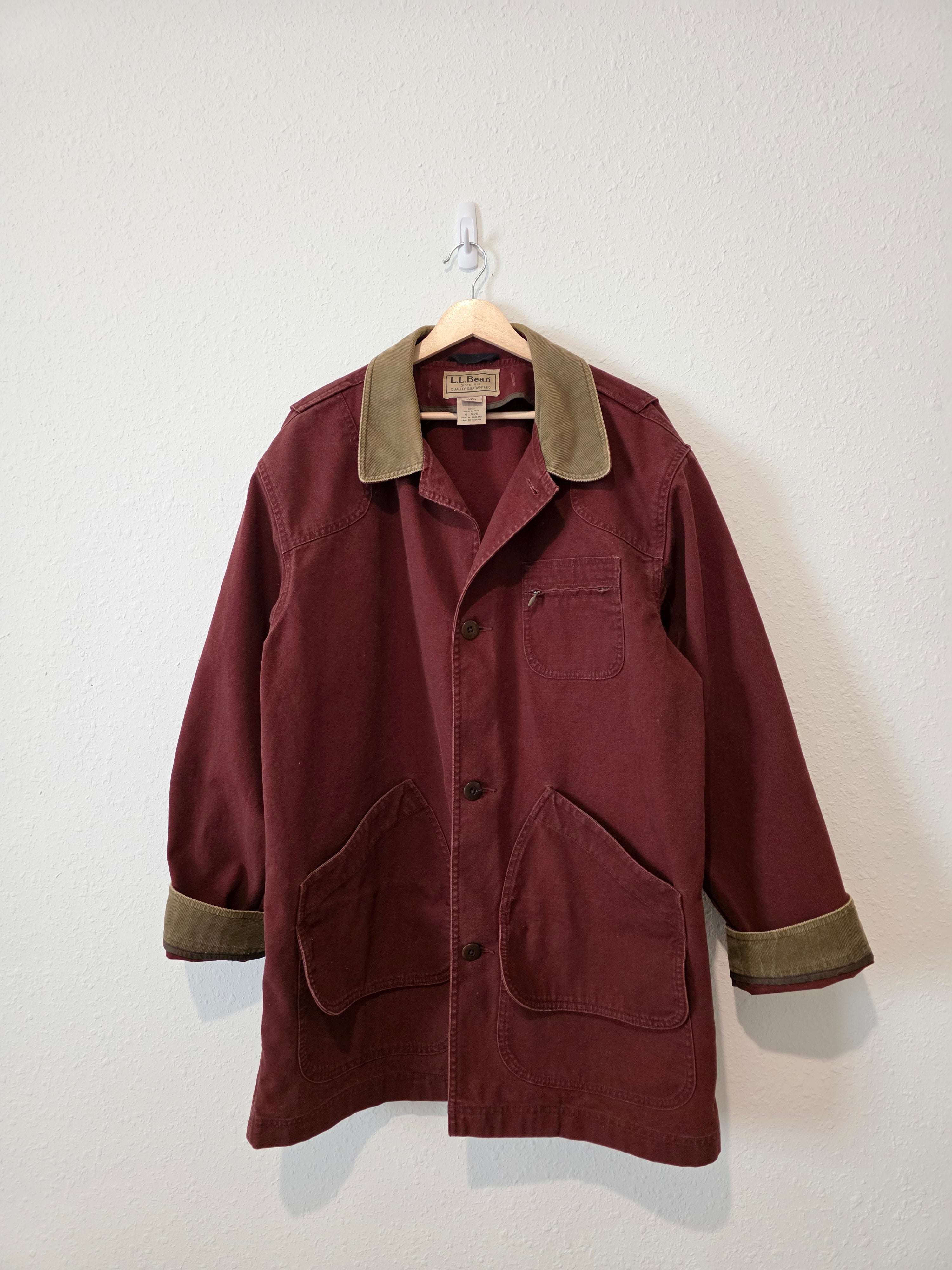 Vintage LL Bean Red Barn Coat (L tall)